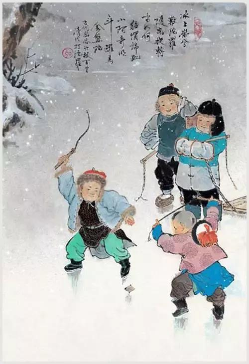 100首诗词100张风俗图太美了,100幅中国古风俗画