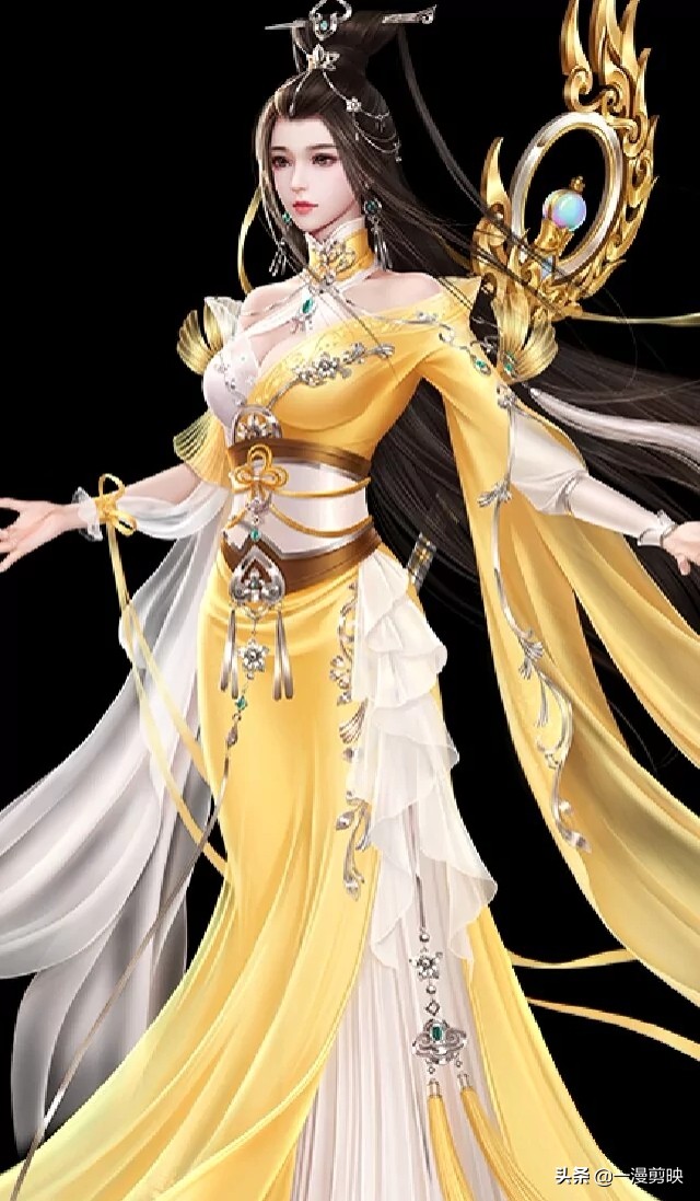 国漫崛起古风黄衣女神,国漫崛起古风美少女图片鉴赏