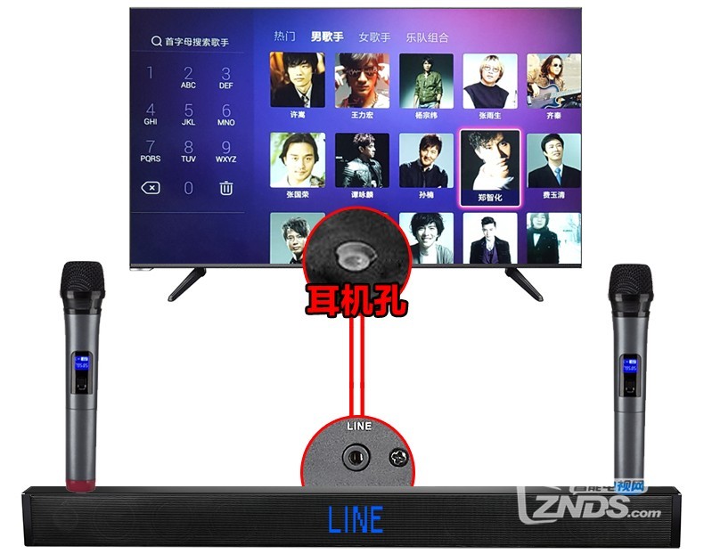康佳麦克风怎么连接长虹电视,康佳电视k歌麦克风