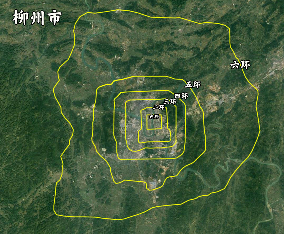 同比例面积城市对比,北京五环图对比各大城市