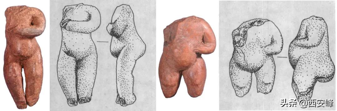 红山文化女神复原图,红山女神像的真实面目