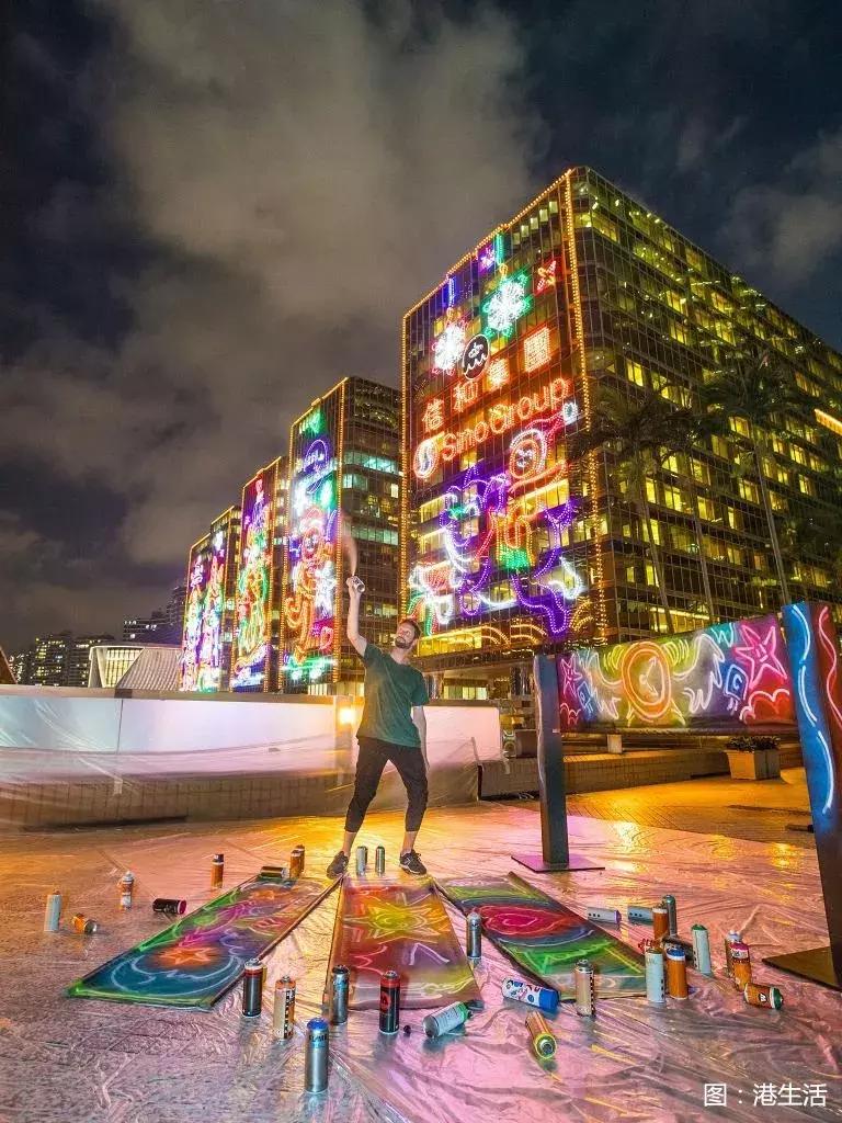 香港海滨长廊圣诞节,香港圣诞打卡地唯美视频