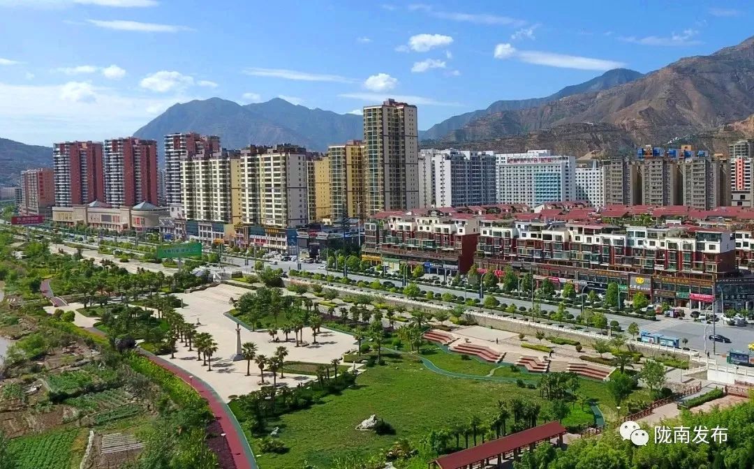 陇南各县城区面积排名,陇南缤纷城