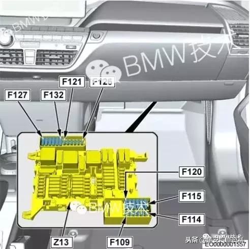 宝马各车型点烟器保险丝位置图,宝马点烟器保险丝标志图