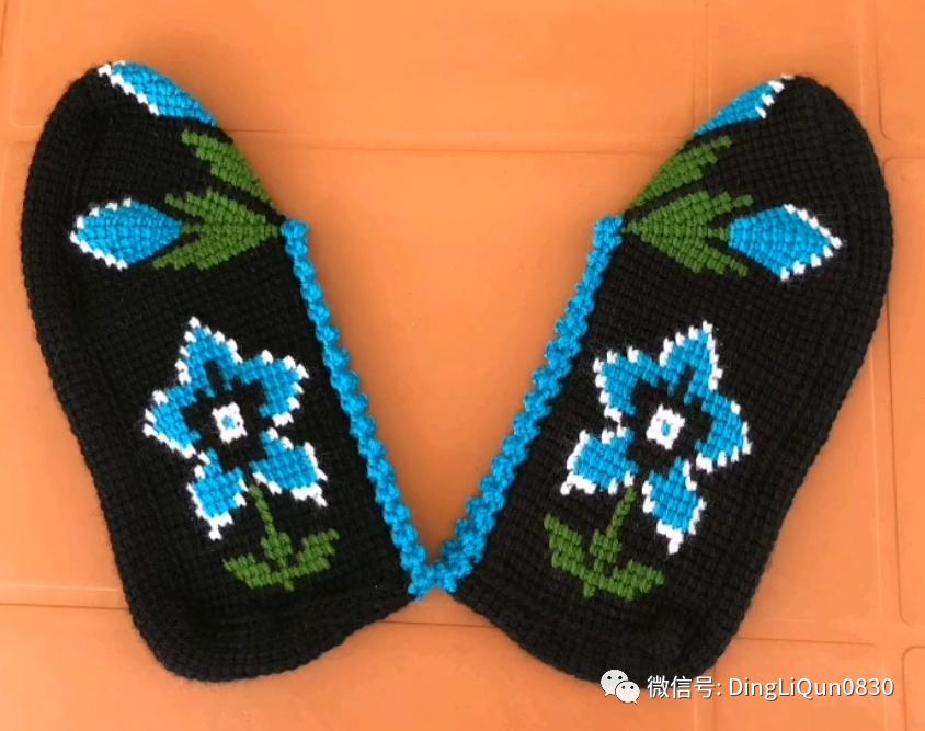 波西米亚风手工编织鞋子,针织作品50款