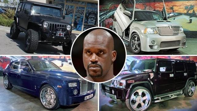 篮球明星詹姆斯的10款豪车 (乔丹詹姆斯车库对比)