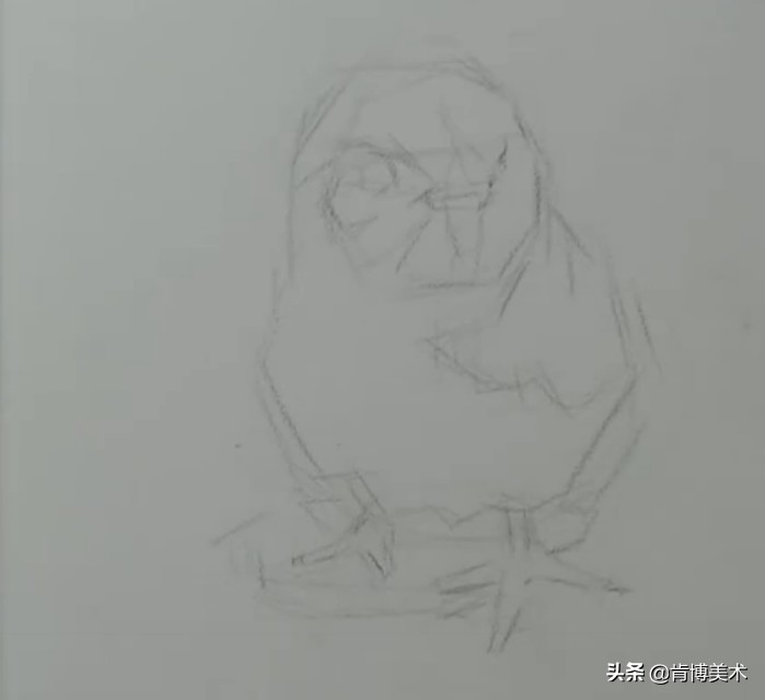 怎样画素描小鸡顶蛋壳,小鸡素描怎么画