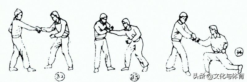 拿腕内收的四种技法