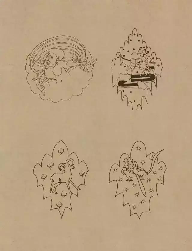 敦煌画线稿描摹,敦煌壁画白描勾线教程