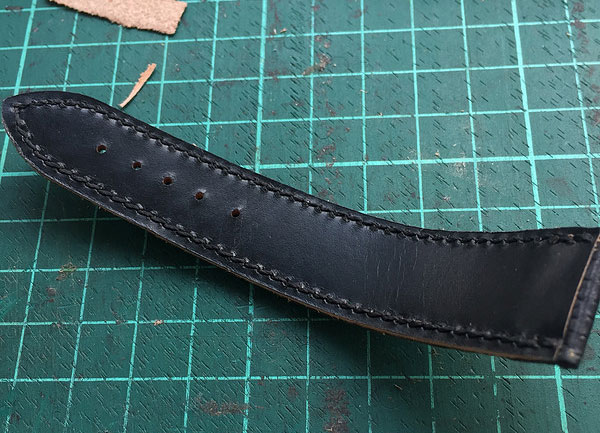 匡乐分享垫片起鼓技巧，鳄鱼皮表带的制作技巧