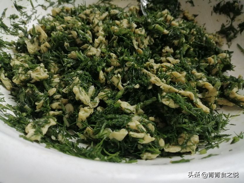 小茴香鸡蛋素包子的做法,小茴香鸡蛋素饺子的做法