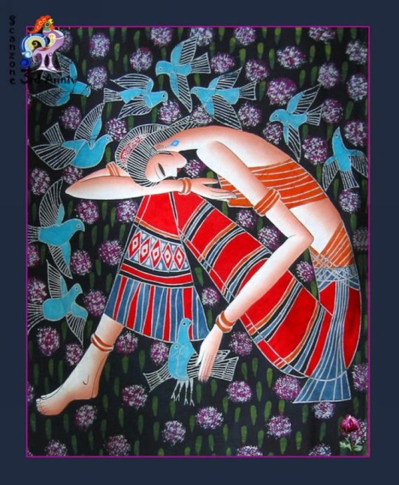 贵州扎染艺术简介,苗族蜡染艺术作品欣赏