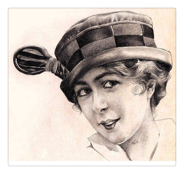 戴帽子的女人给人的感觉,戴帽子好看的姑娘