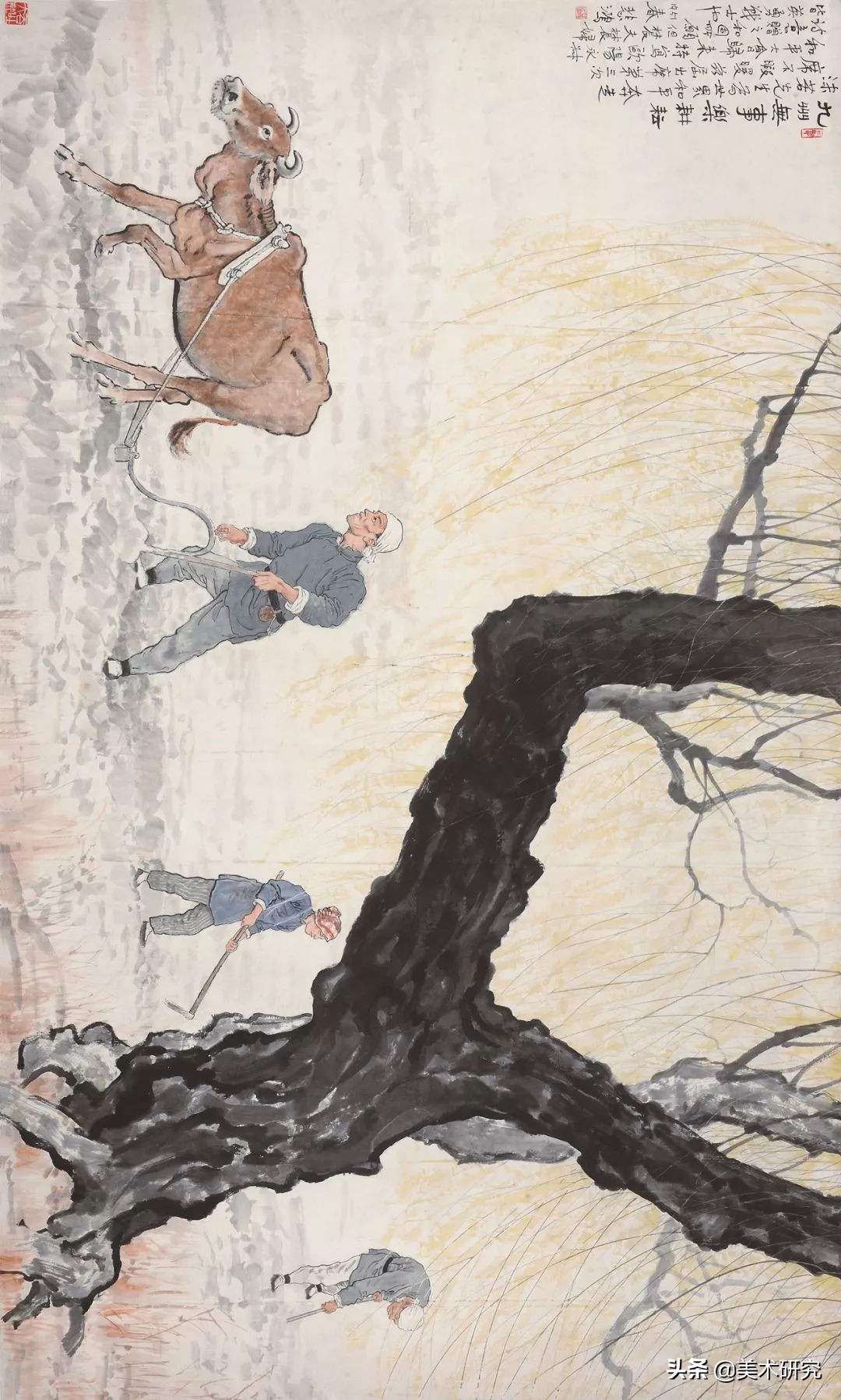 评价刘海粟和徐悲鸿的作品,徐悲鸿与刘海