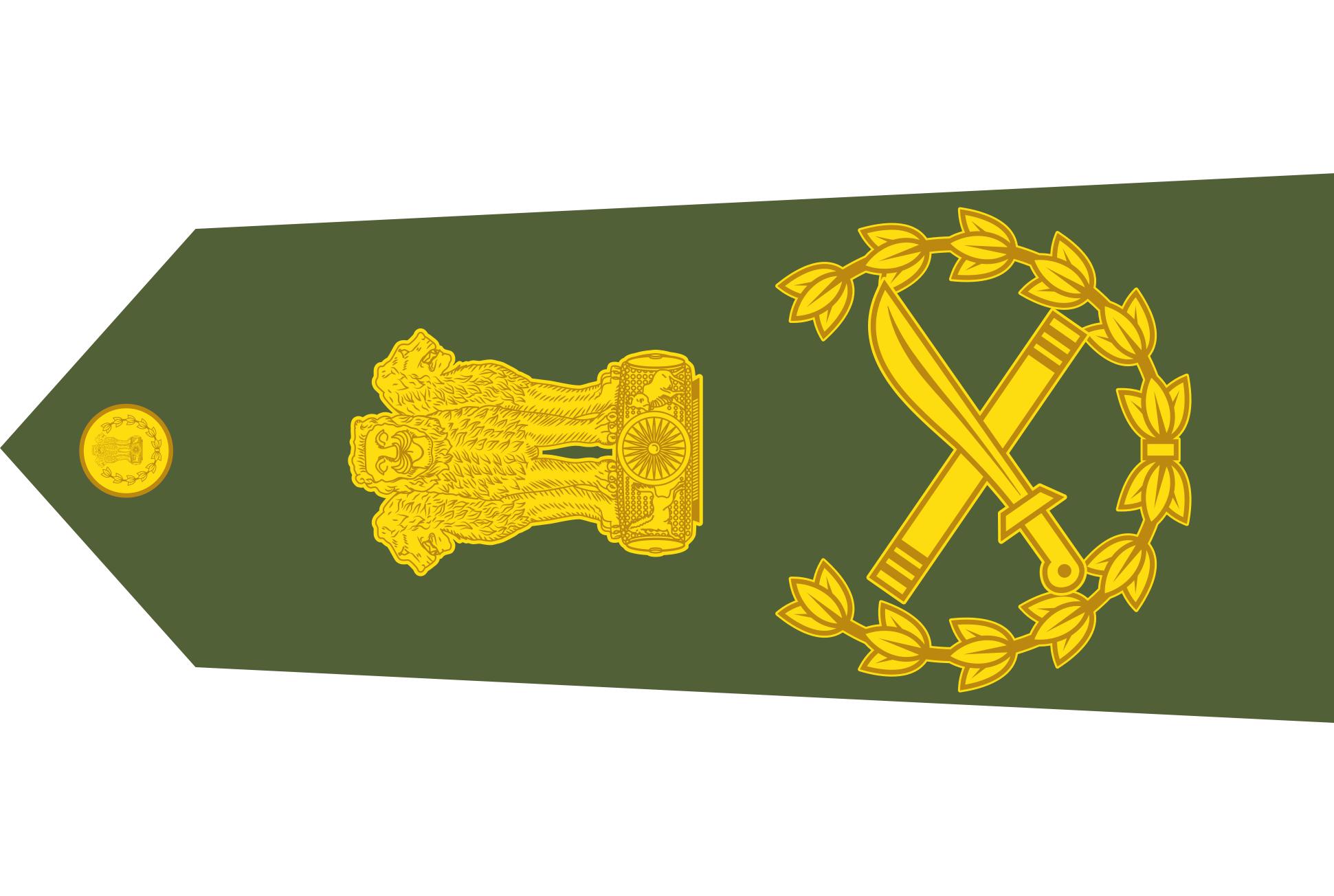 从绚丽的军衔上看，印巴真的是同宗同源，打断骨头连着筋