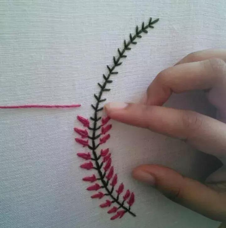 刺绣基本知识之刺绣针法,学刺绣教程绣字