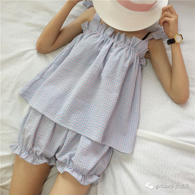 高颜值秋冬少女居家必备家居服,夏日穿搭仙女必备家居服