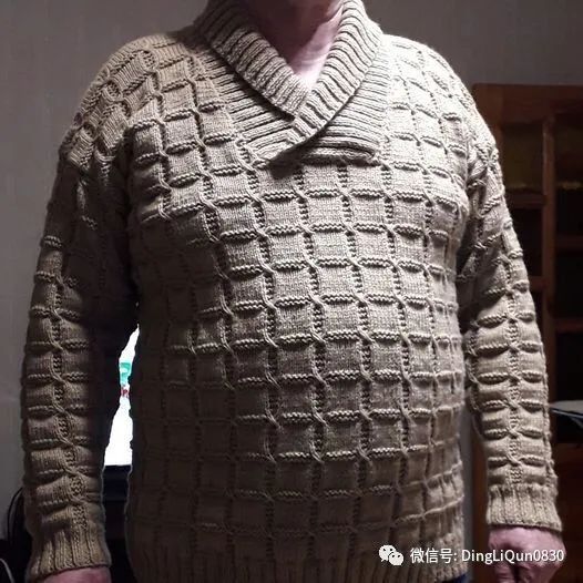 男式针织衫简单又好看的花样,编织教程男士高档中长开衫针织衫