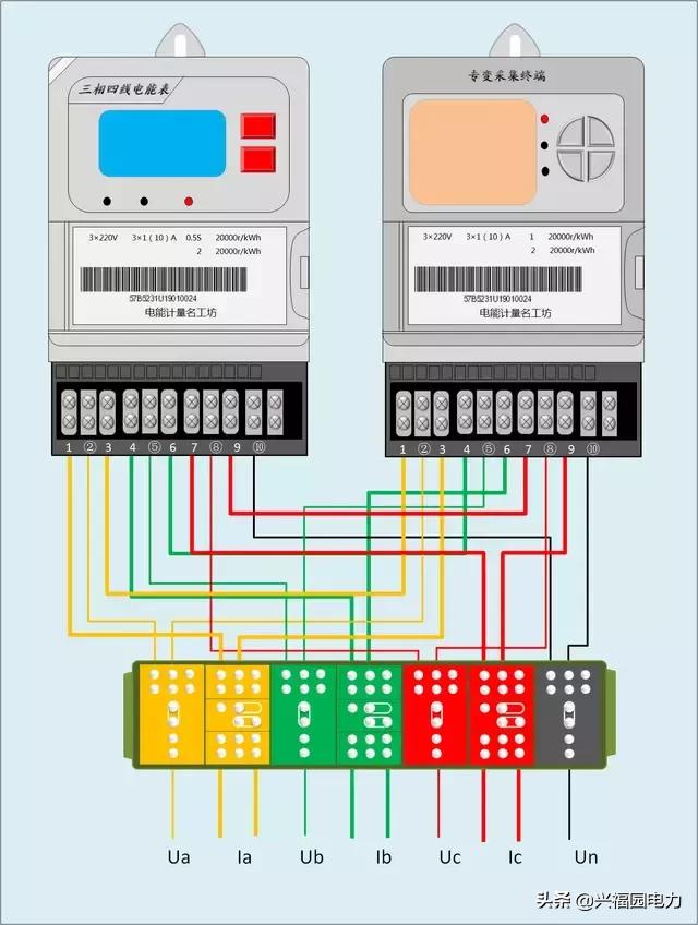 电能表哪一种接线需要电压互感器,两个电能表共用互感器的接线方法