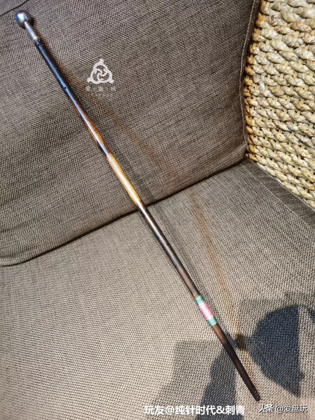 10块钱的手把件,极品老秤杆