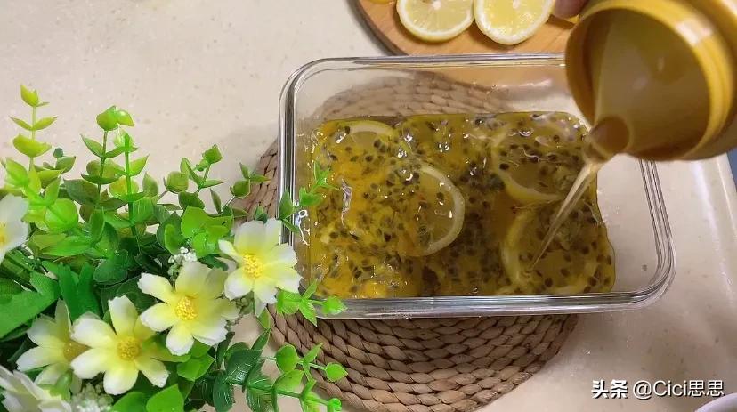 百香果柠檬蜜怎么熬制,柠檬百香果蜜制作方法