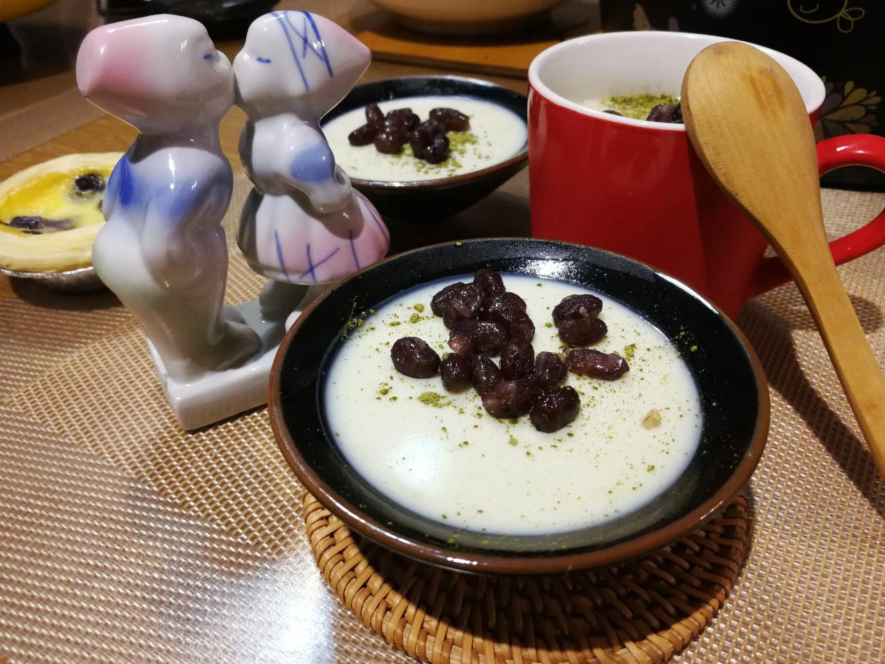 抹茶布丁最简单的做法,夏天里的布丁