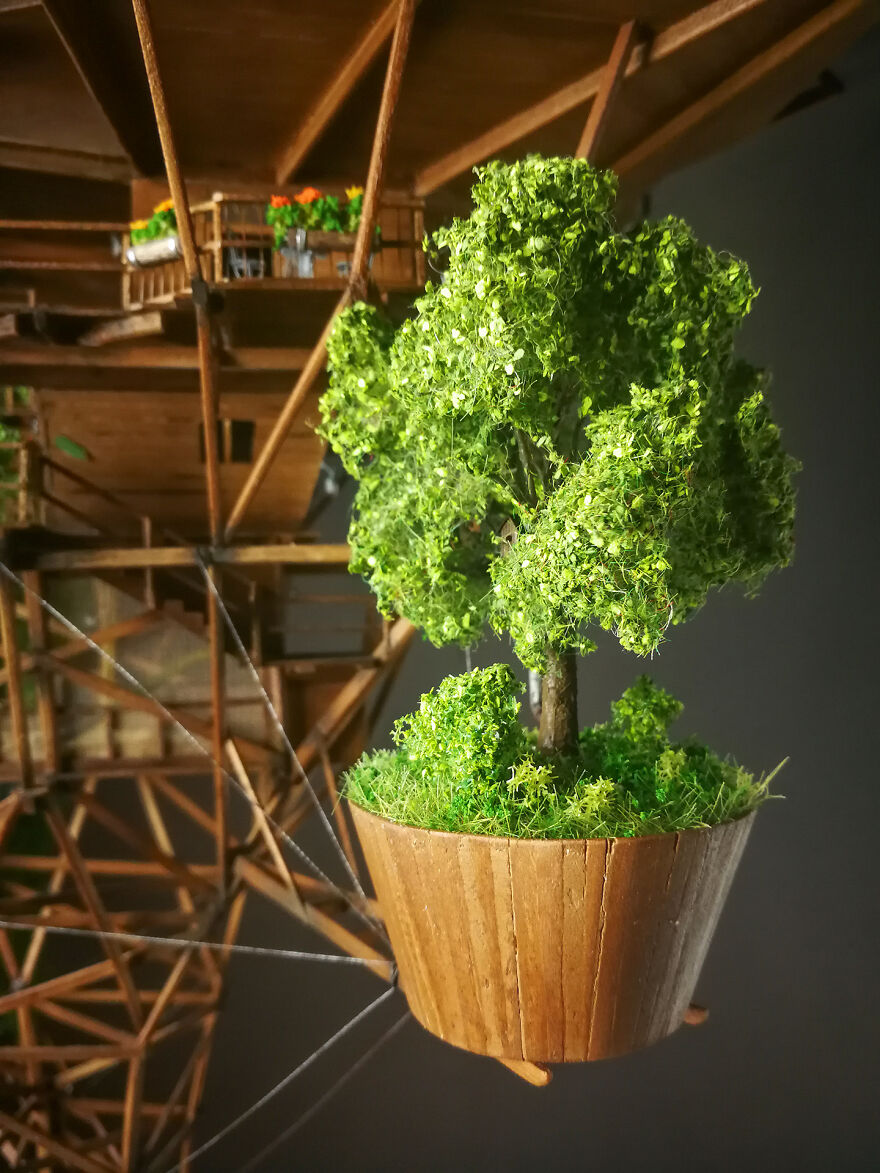 一座超迷你的“小村庄”,艺术家用两年时间创造出心中的乌托邦