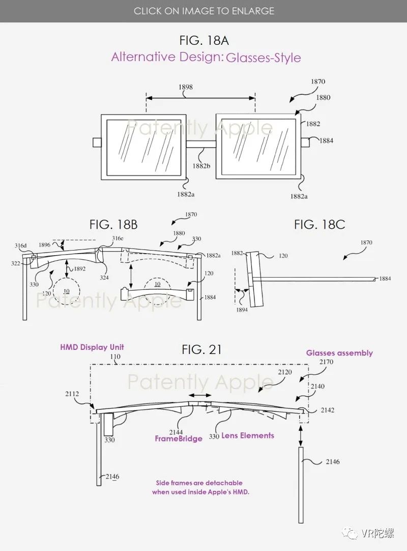 苹果2项HMD专利曝光，或将包含散热及局部光学调节显示系统