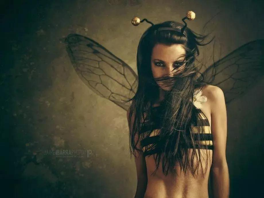 如天使般纯洁美丽人像摄影,如天使般美丽的容貌