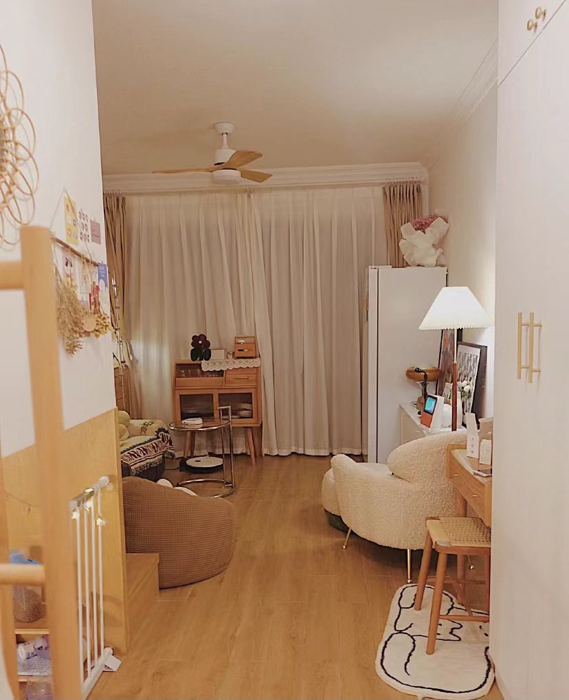 30平米客卧一体小户型,30平方客餐厨