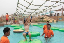 中新生态城欢乐水魔方,生态城水魔方有什么玩的