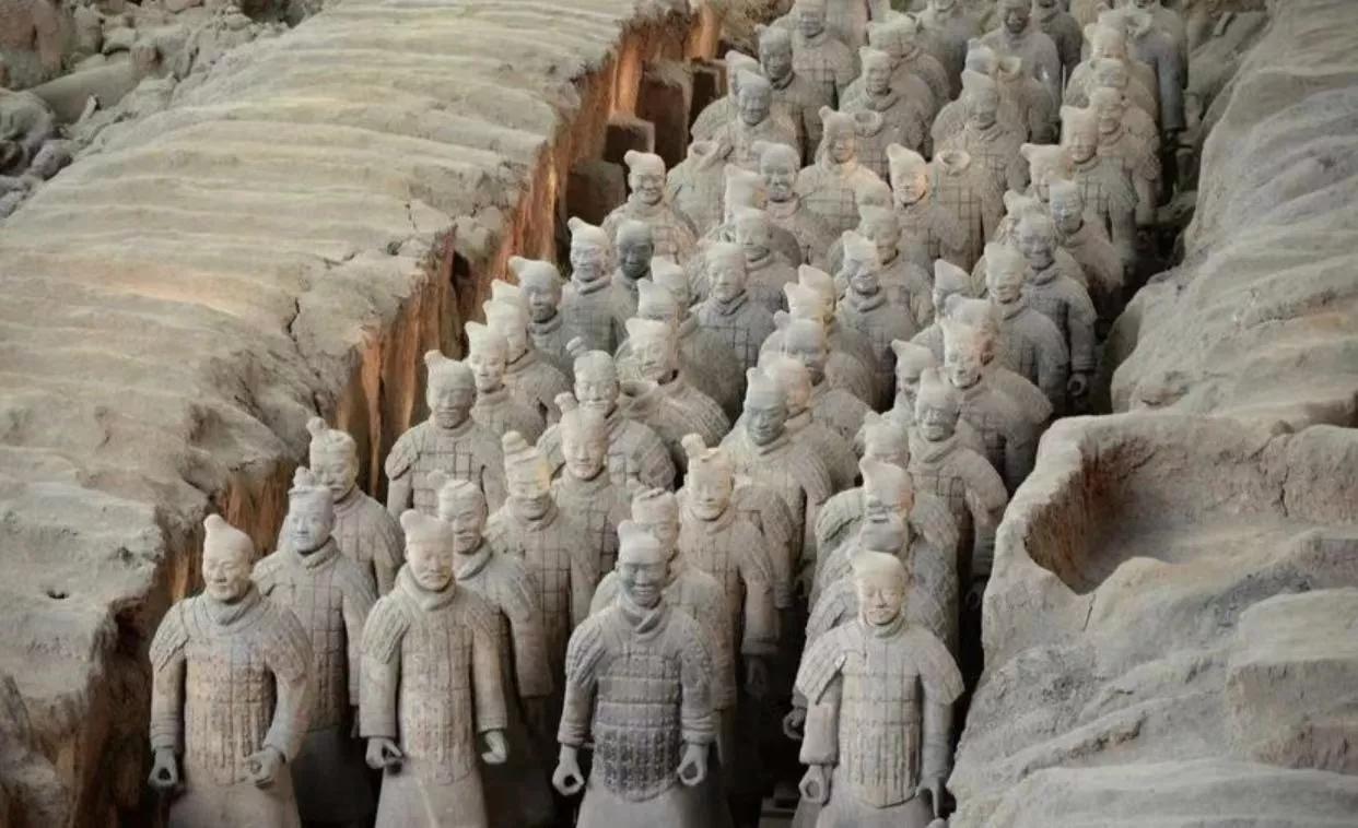 八个从未见过的秦始皇兵马俑,发现秦始皇兵马俑的全过程