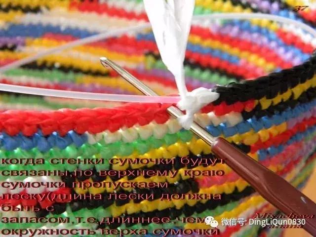 塑料袋编拖鞋,毛线编织浴花袋