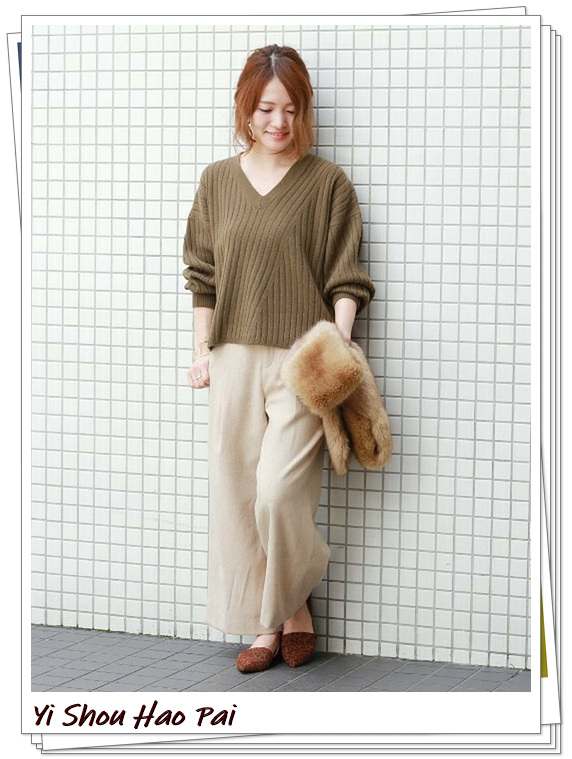 到脚踝的阔腿裤子搭配什么鞋子,米白九分阔腿裤如何搭配上衣