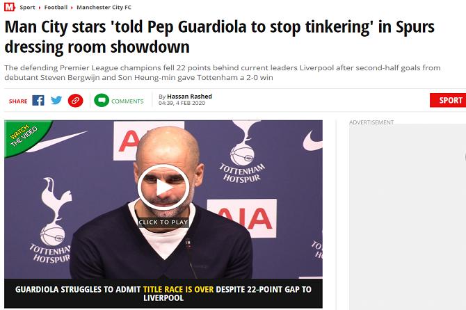 赛程导致英超全军覆没瓜帅同意,曼城横扫皇马瓜帅激情庆祝