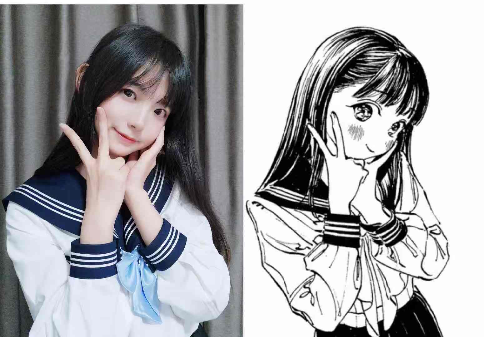 水手服可以cos哪些,微博知名cos