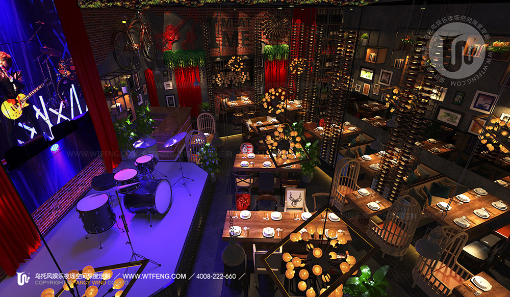 餐吧设计墙壁,餐吧设计商用