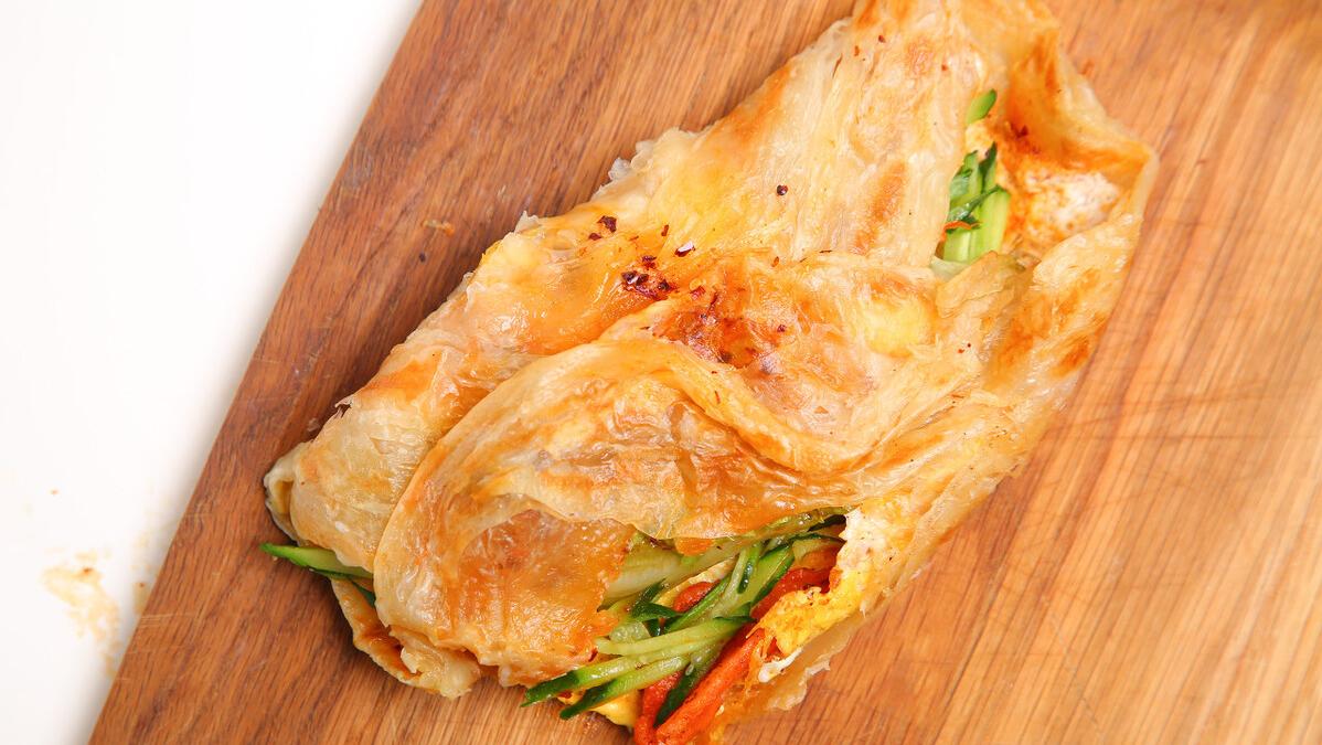 千层饼正宗做法与配方,千层饼这样做再也不用买早点了