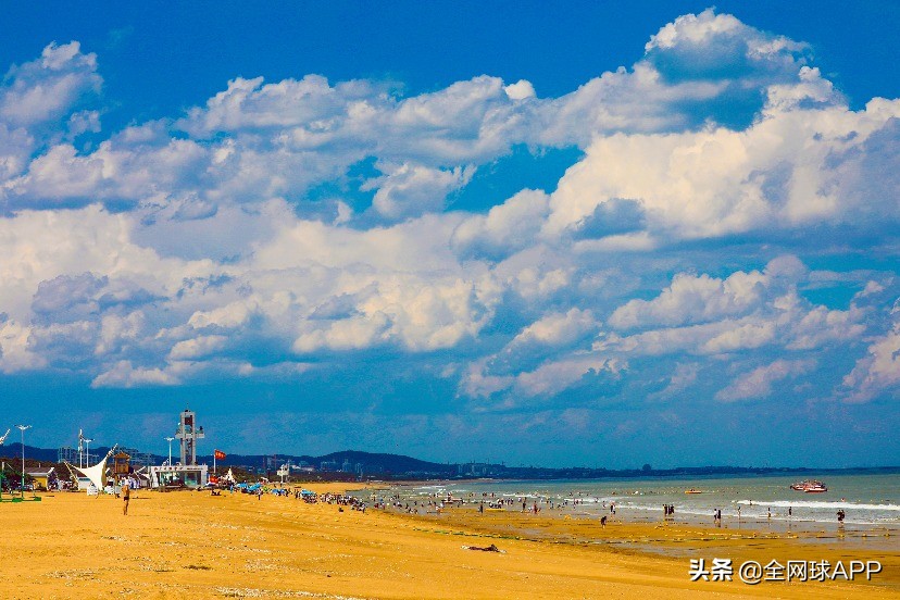 日照印象蓝天碧海金沙滩,日照印象海鲜