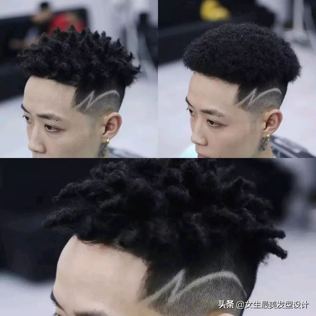 黑皮肤适合的发色卷发,黑皮肤适合烫什么发型好