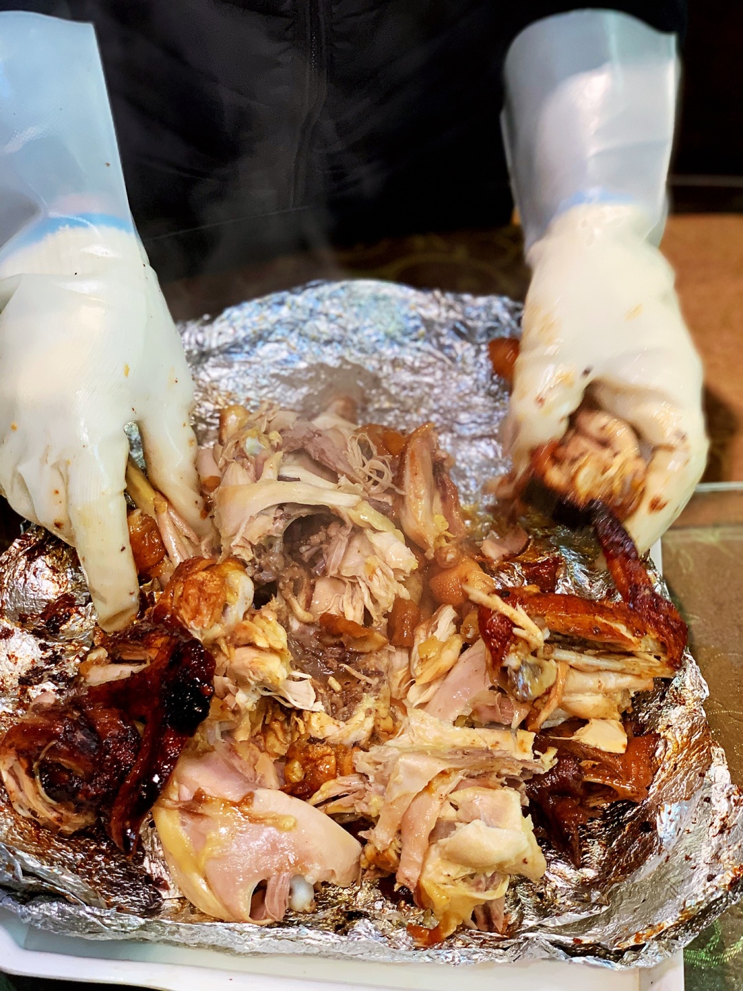 长春土窑烧公鸡教程,东北老窑烧鸡