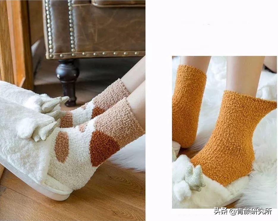 冬日暖脚可爱袜子,冬季可爱袜子