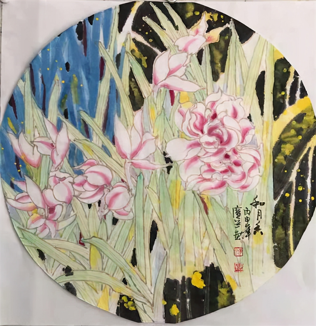 《红了山村醉了秋》：著名画家边广兰作品赏析