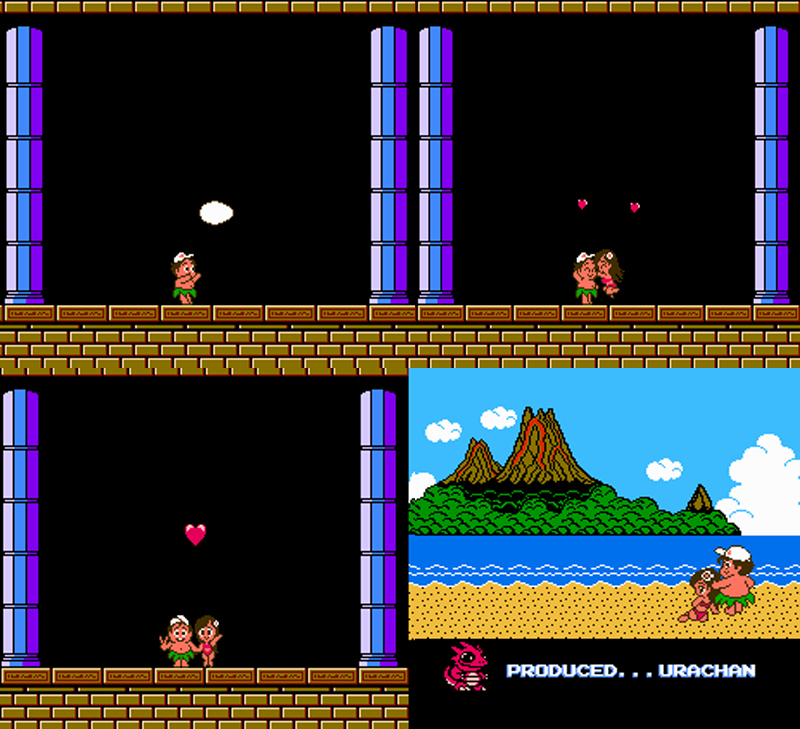 FC游戏《冒险岛》1234通关结局赏析,多少玩家被卡了整整三十年