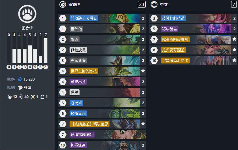 炉石传说新版本标准卡组推荐,炉石传说新版本卡组推荐标准