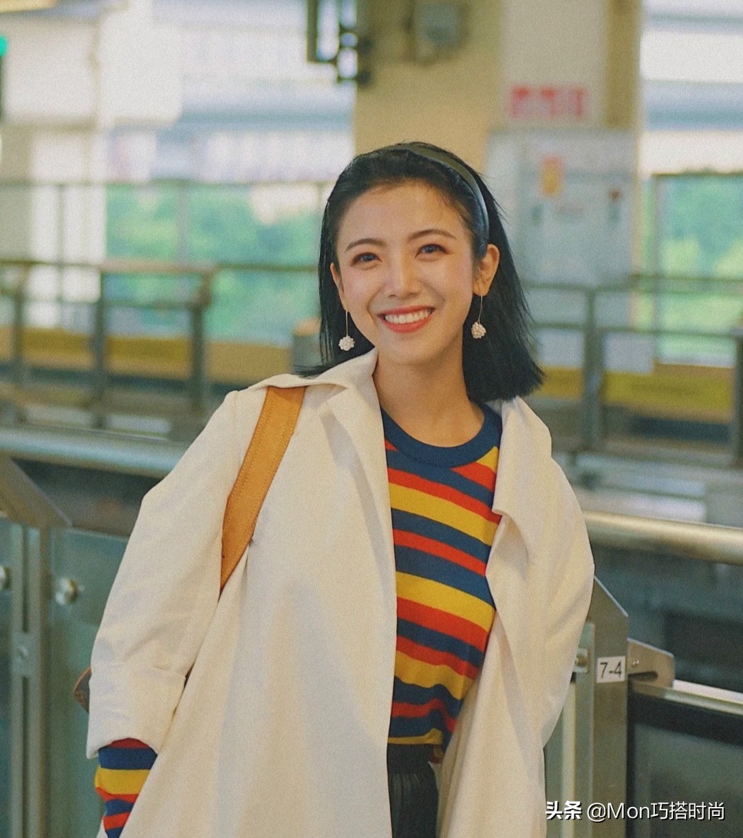 短发半扎发简单好看女生,夏天短发脸大的女生适合什么扎发