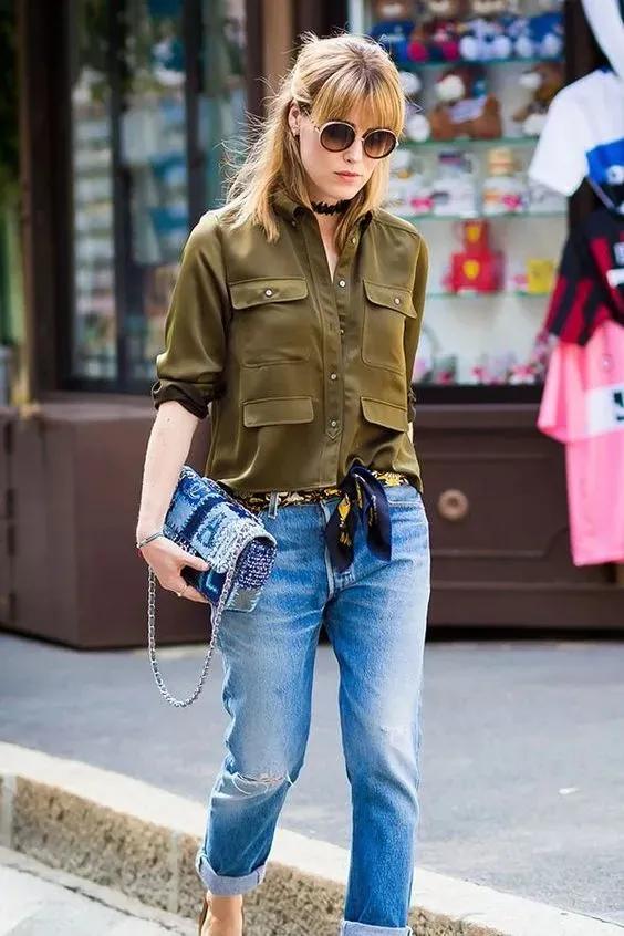 长丝巾古装系法3米长1.5米宽丝巾,长条丝巾配衬衣的系法简单又漂亮