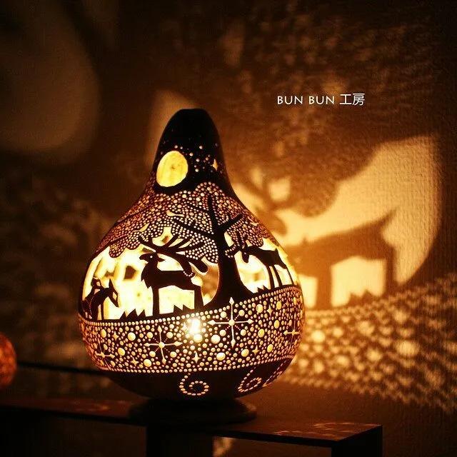 日本主妇用葫芦做灯,一个卖出1000高价:精致的手作真值钱