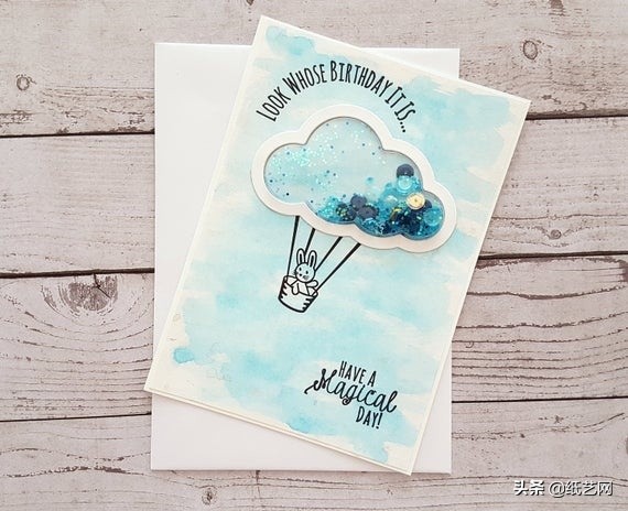 生日贺卡不用粘,生日贺卡不用双面胶特别简单