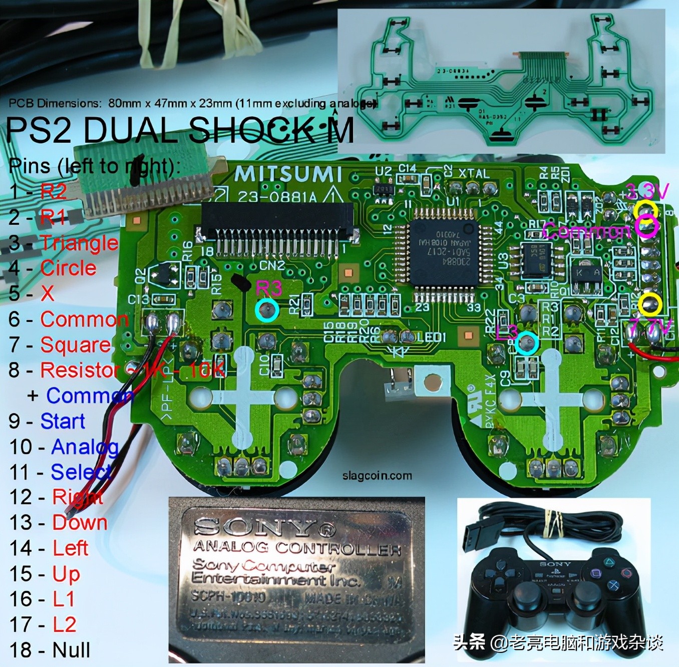 ps2手柄摇杆维修,如何维修ps2手柄